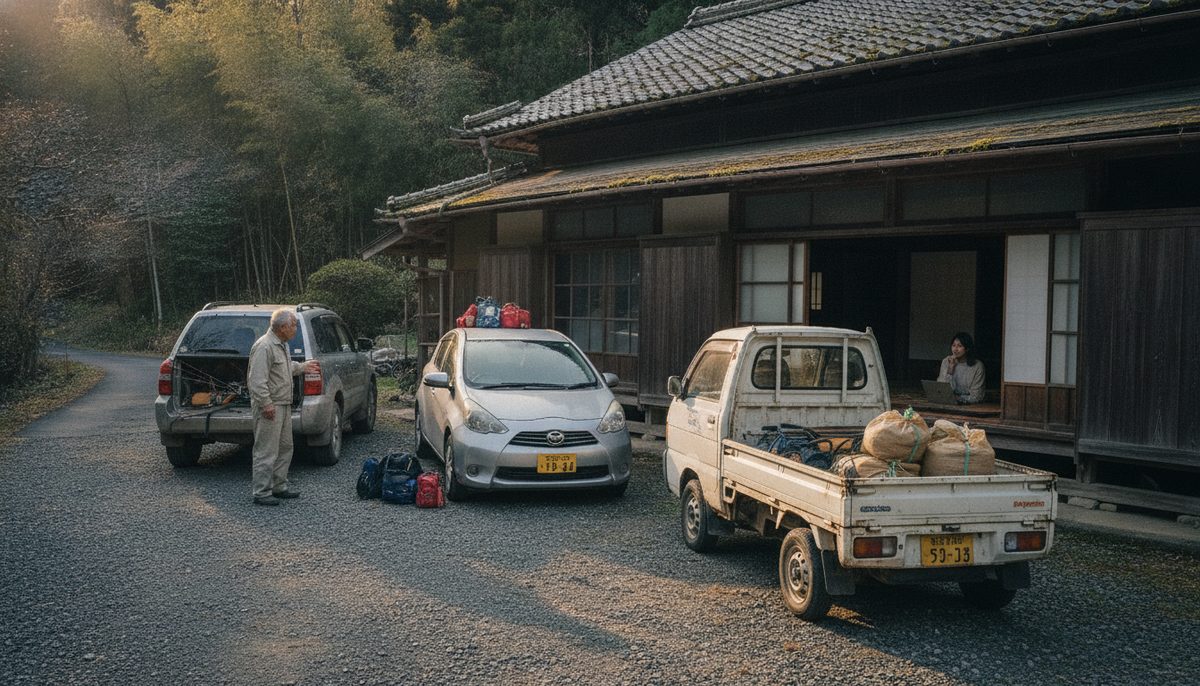 田舎暮らしに車は何台必要か問題|田舎で軽トラを売った話【ユーカーパックを使ったら予想の2倍の値段がついた】