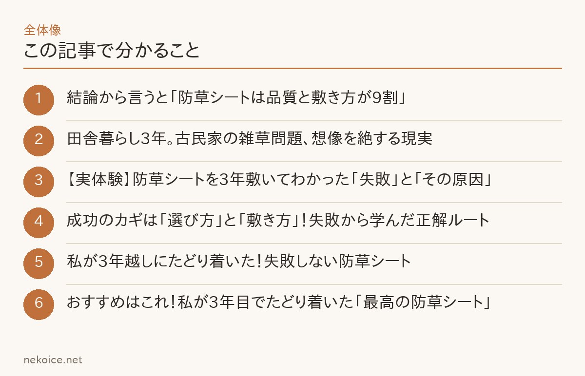 この記事で分かることの要点を整理した図