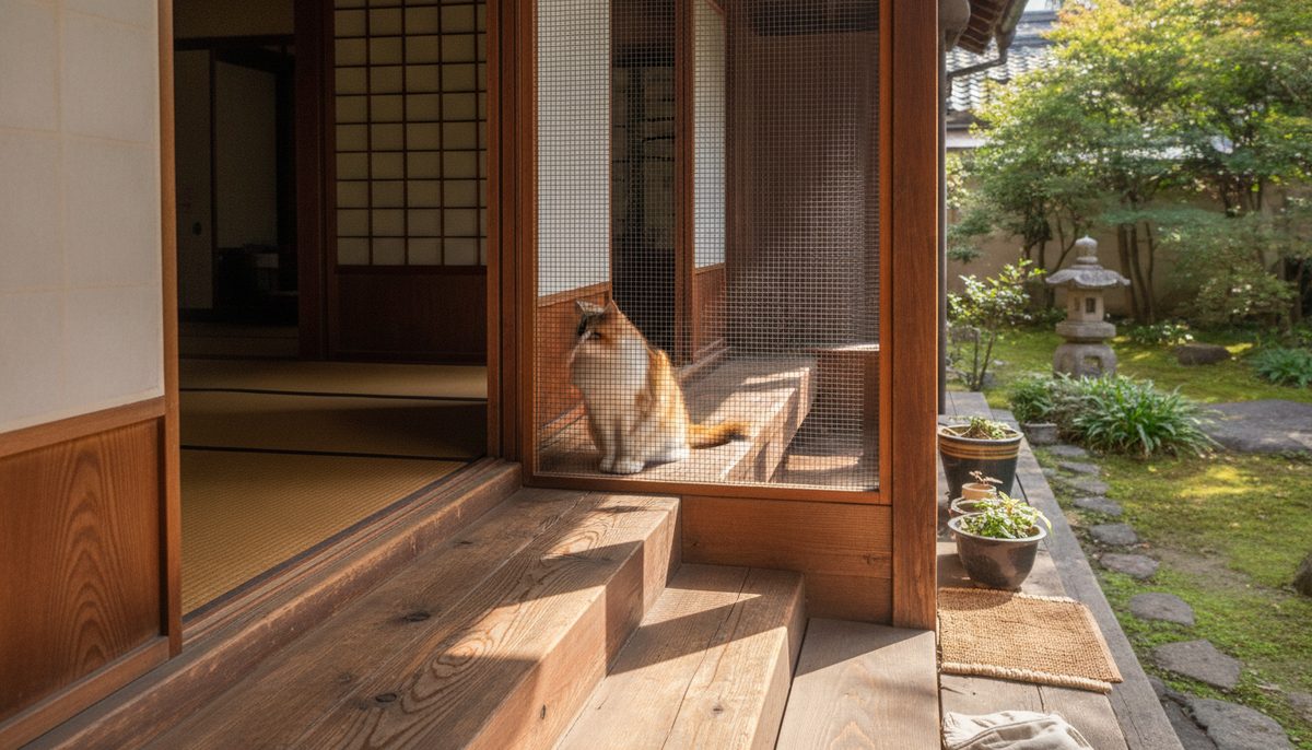 猫のための古民家リノベ①:脱走防止対策|猫と快適に暮らす!築古の古民家をDIYで猫に優しい家にリノベーションする全手順