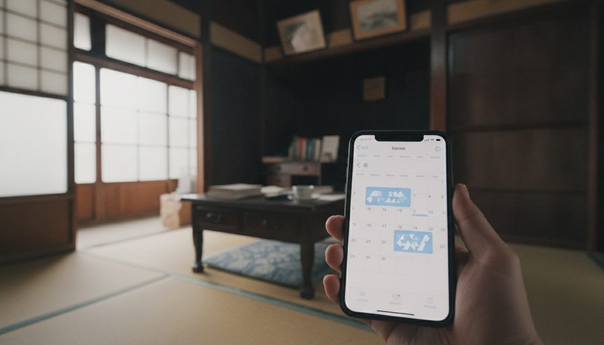 スマートフォンのカレンダーアプリにキャッシュバック申請のリマインダーを2件登録している画面｜GMOとくとくBB光の10ギガは必要？向き不向きを「提供エリア」と「必要な機器」